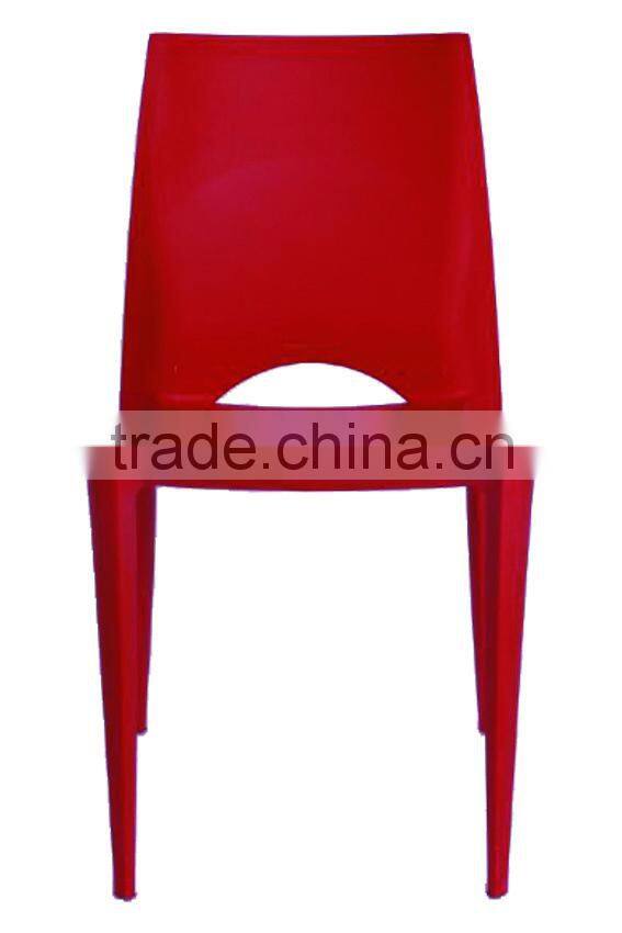 Best selling products Outdoor Plastic Stakable Chair / Cafe Dining Chair
