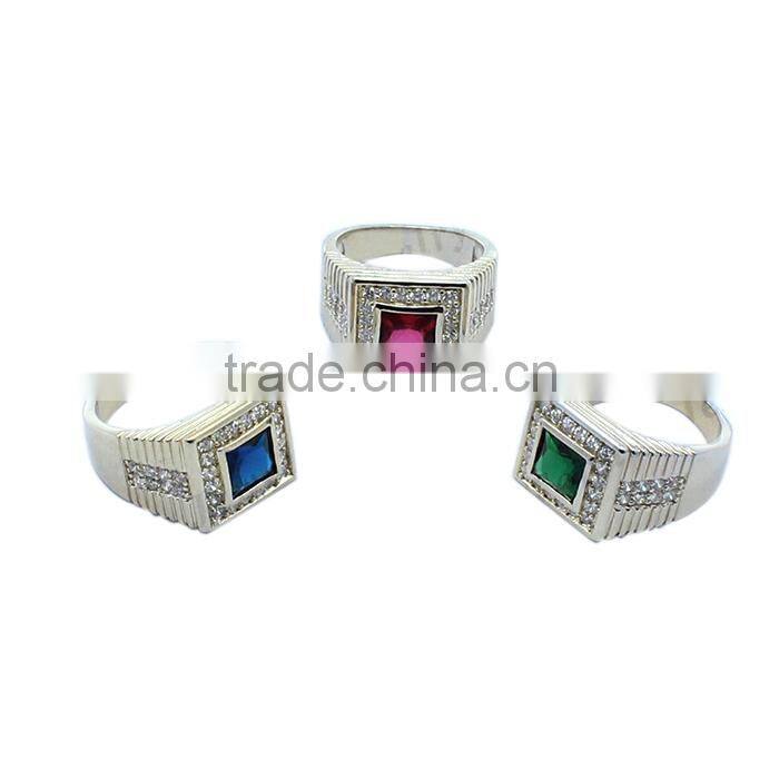 Men ring silver 925 men ring rhodium platting