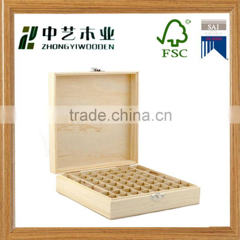 factory sale FSC&BSCI Wooden Doterra Essential Oil Storage Box for 3tier