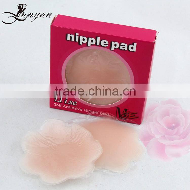 Junyan hot sale flower type silicone nipple cover