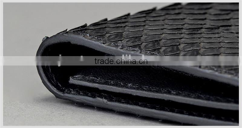 Customize Handmade Real Python Snakeskin Business Credit Card Wallet
