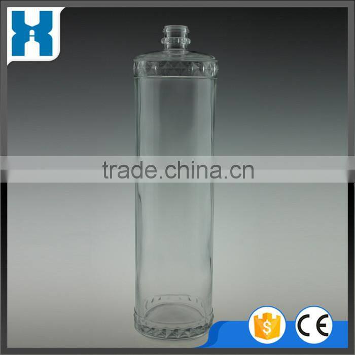 1 LITER CUSTOM MADE GLASS BOTTLE FOR LIQUOR