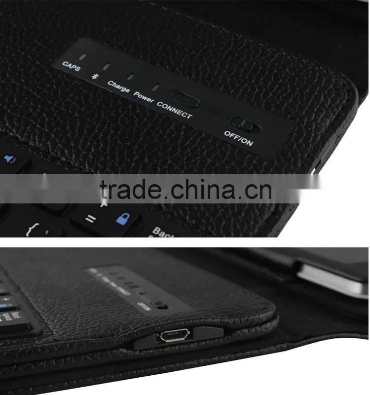 For Google HTC Nexus 9 Removable Wireless Bluetooth Keyboard With PU Leather Case Stand Cover