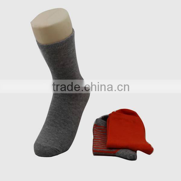 GSW-29 wholesale high quality pure gray cotton women socks