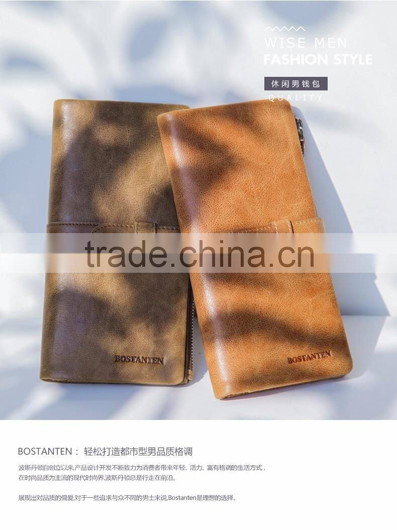 vintage classy men leather hand bag pocket purse designer brand