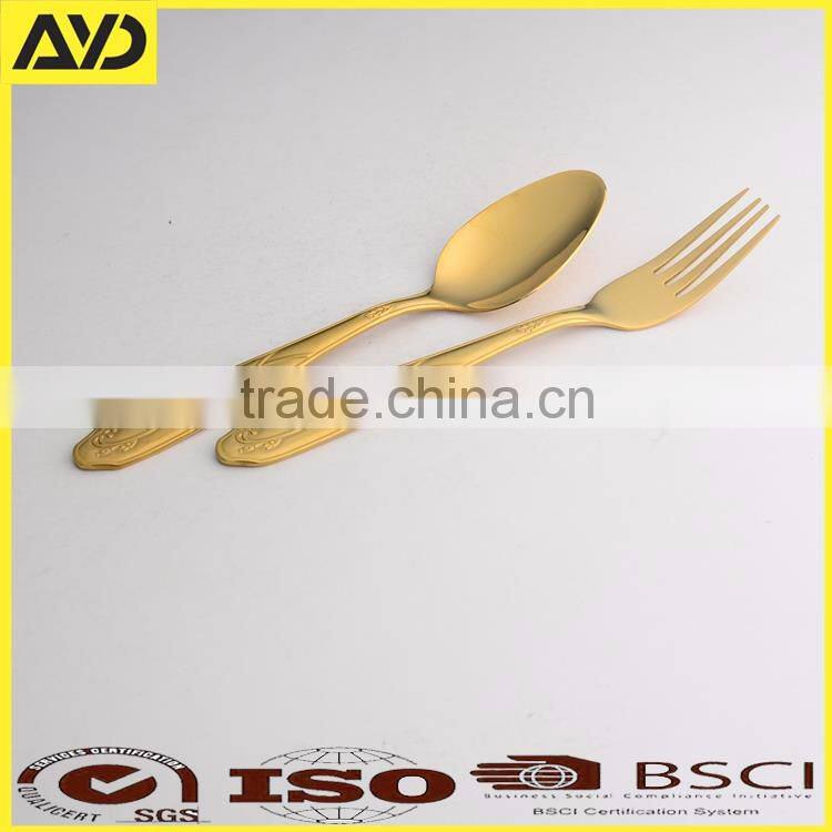 Stainless Steel Quality Cutlery Set , Dining Forks, Knives And Spoons