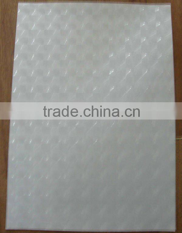 3D effect cold laminating film