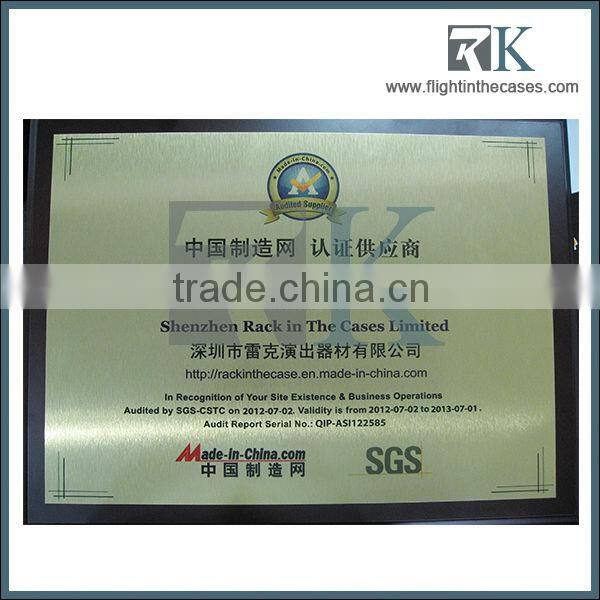 Factory 12U professional soft rolling makeup case drawers made in China