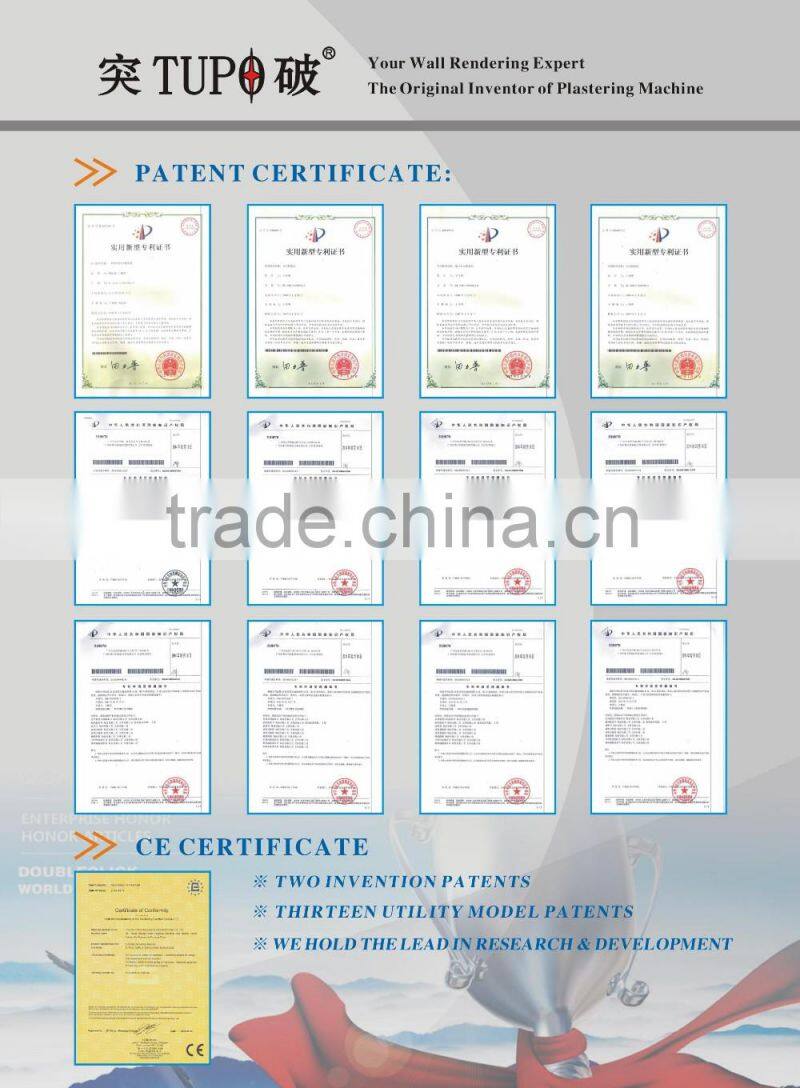 Automatic Wall Plastering Machine/cement mortar spray machine/automatic rendering machines