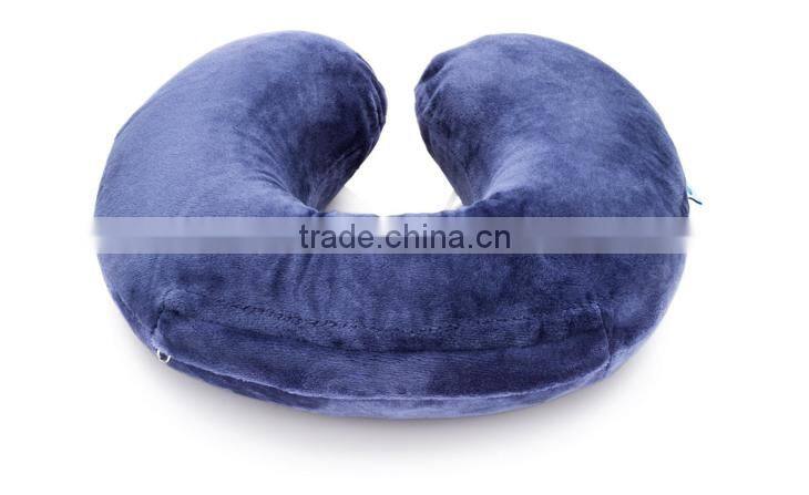 Memory Foam Travel Neck Pillow with , Adjustable Toggles