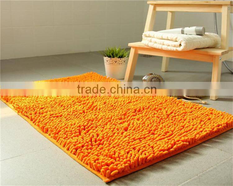 custom polyester microfiber shaggy bathroom rug