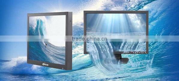 19" rack mount lcd industrial monitor rack mount lcd monitor with VGA,DVI,HDMI