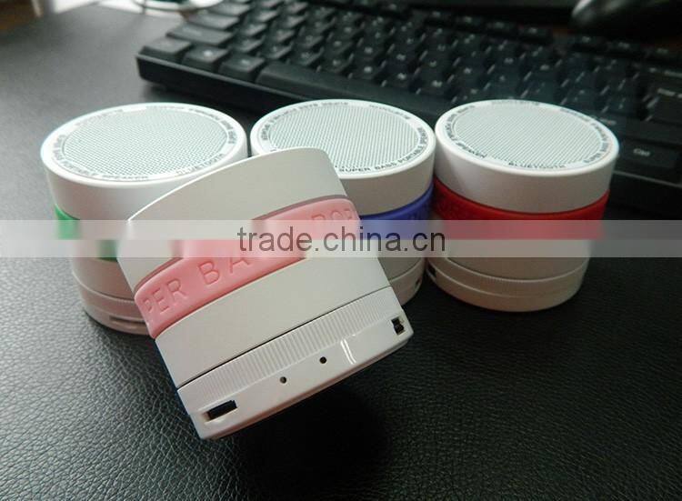 High quality mini bluetooth manual super bass portable speaker