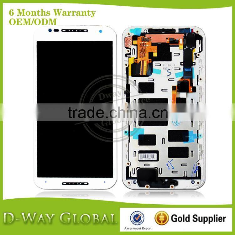 Original New Touch Screen Display Replacement For MOTO X2 LCD Digitizer Screen With Frame
