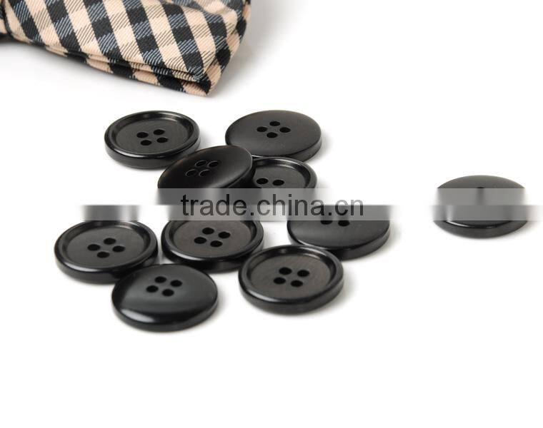 Top Class Environmental 4 Holes Black Corozo( Ivory) Nut Suit & Jacket &Jeans Buttons