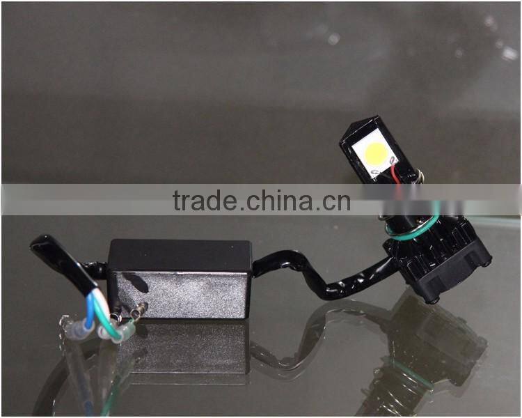 2016 top seller 3pcs*6W High power LED light for motorcycle Motorcycle COB LED headlamp with 1 year warranty