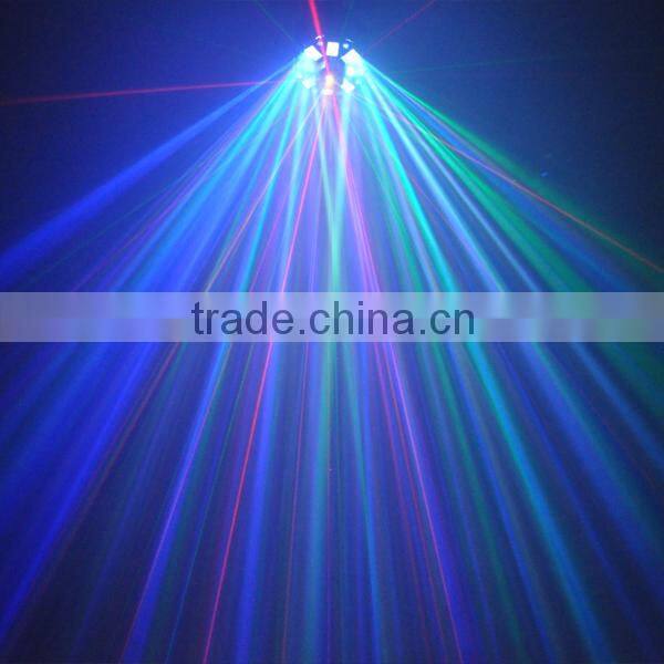 LED effects white strobe RG laser gobos disco lighting stage light system