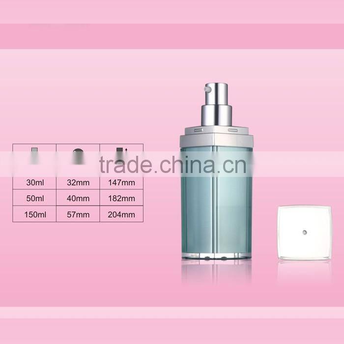 WY0878 classic square acrylic bottle, square cosmetic jar.30ml 50ml 150ml acrylic bottle