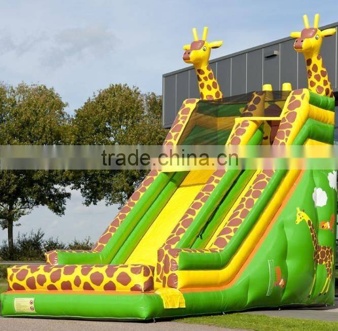 Hola yellow inflatable slide/custom inflatable slide for sale