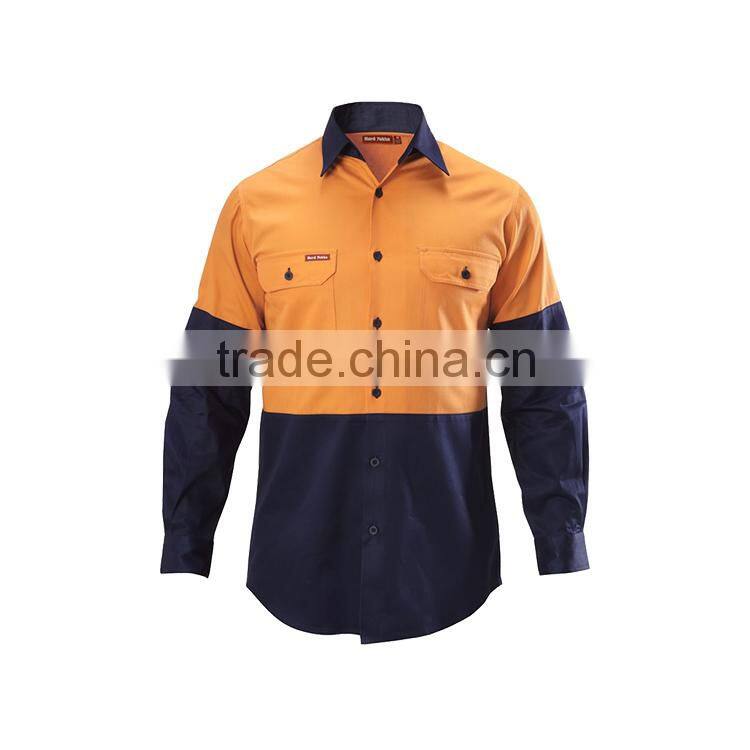 Roadway Products In Darkness 2015 Comfortable High Visibility Long Sleeve Shirt