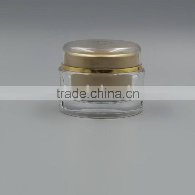 wholesale fancy cosmetic acrylic cream jar,clear decorative plastic cosmetic jar ,custom cosmetic jar with lid