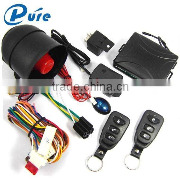 Hot sale one way car alarm system with led indicator lights for VW B5