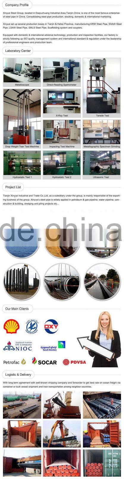 Good quality API 5L X46 Low Pressure Steel Pipe with painting