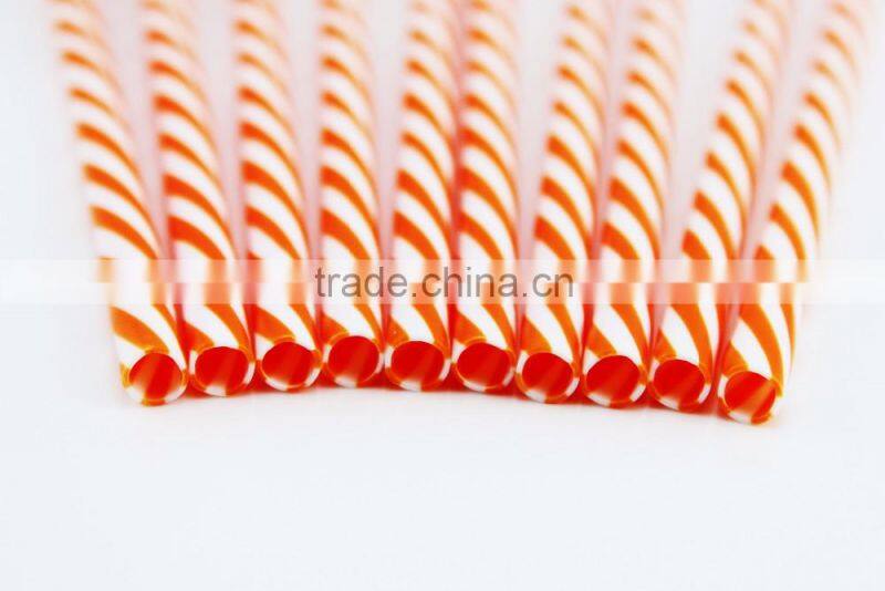 7.5*230mm pp striped straight straws