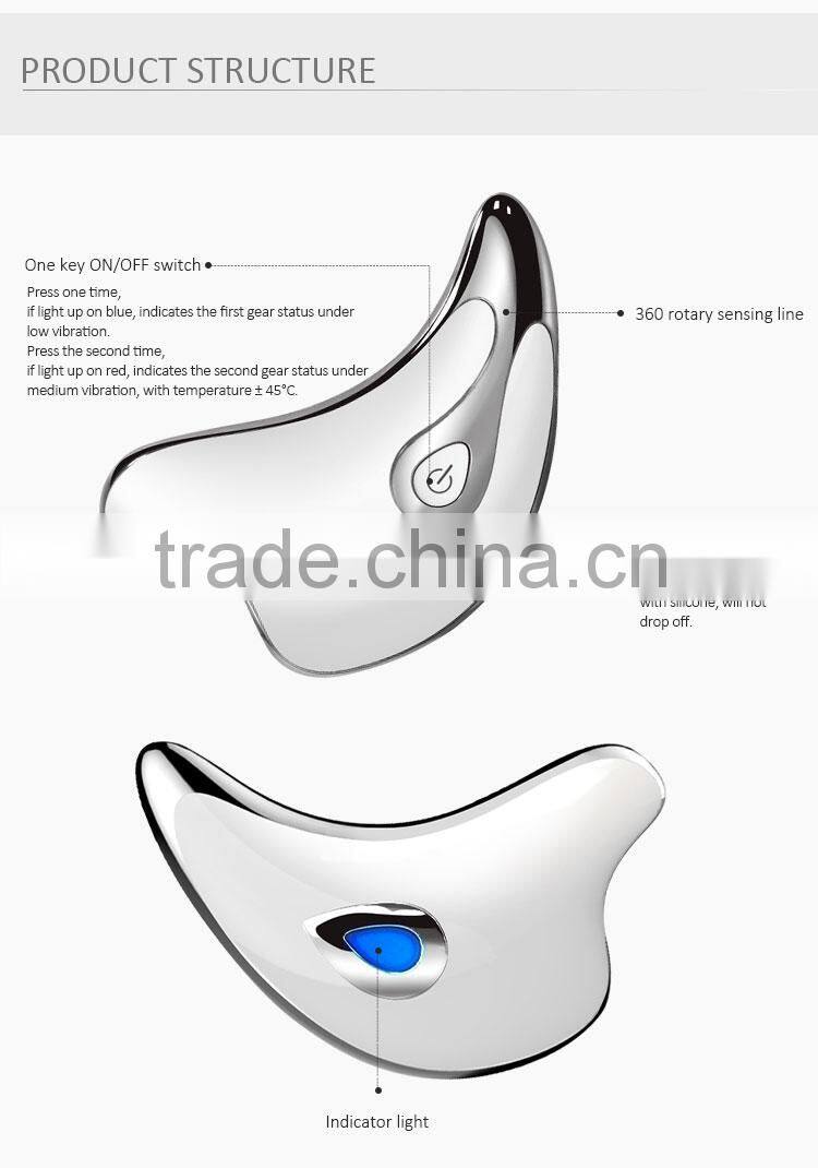 New premium electrical vibrating face massager face lifter for facial wrinkle removal