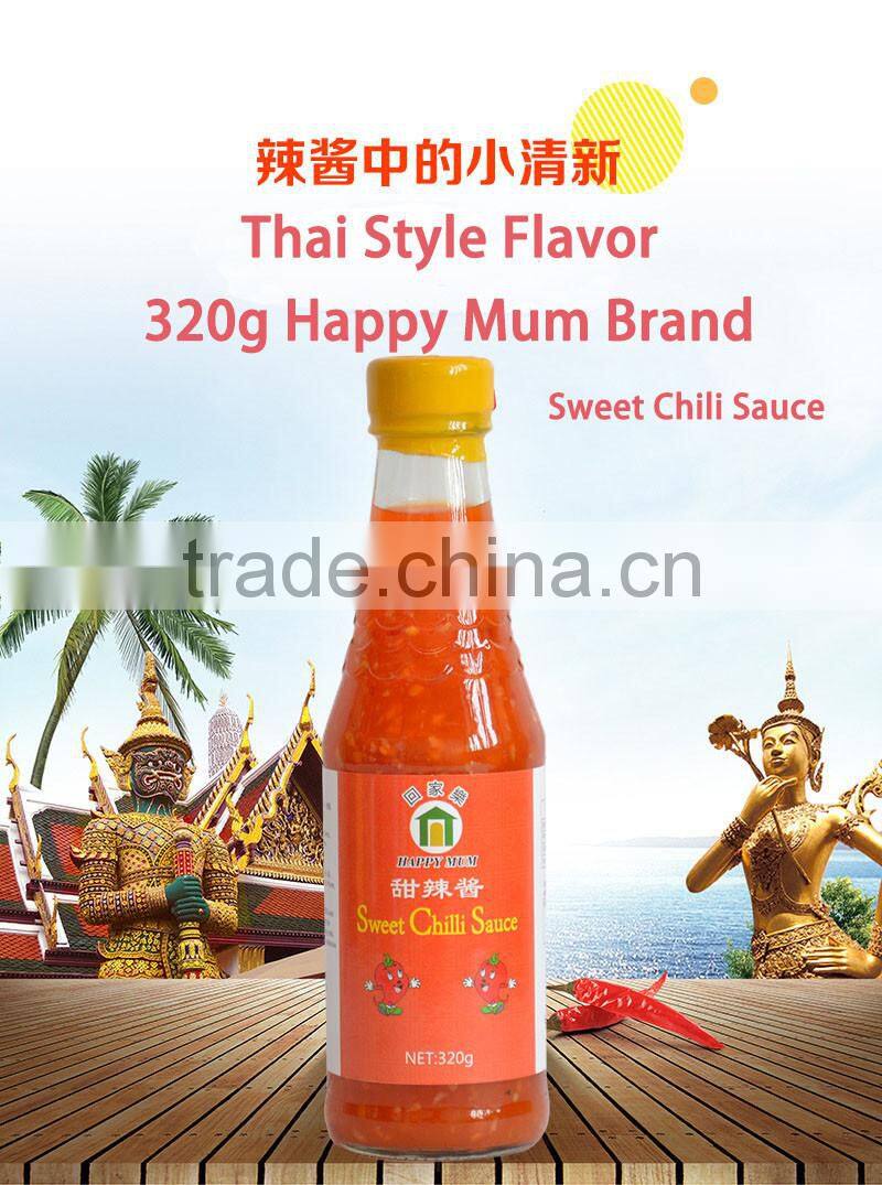 100% natural 280g sweet hot pepper sauce manufacture