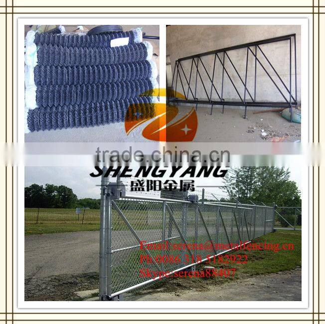 roller wheel sliding gate design (Made In China)