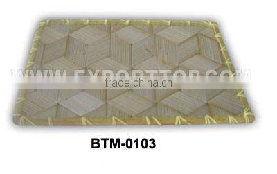 Bamboo table mat with nice price (skype : july.etop)