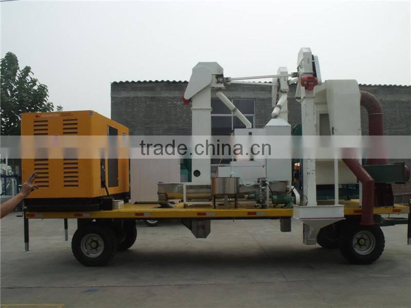 grain seed processing plant cart
