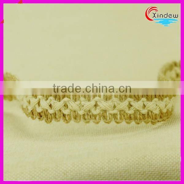 1.5cm Linen Trimming for Home Textile and Decoration