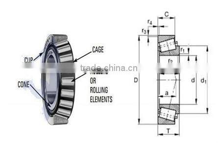 Dimensionally Interchangeable With Other Bearing Manufacturers 32316 taper roller bearing