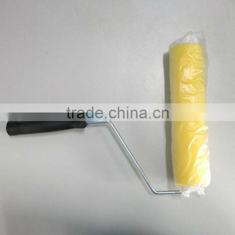 Yellow Sponge Paint roller Brush