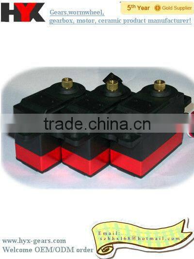 GuangDong High torque 15kg metal gear brushless motor digital servo plant
