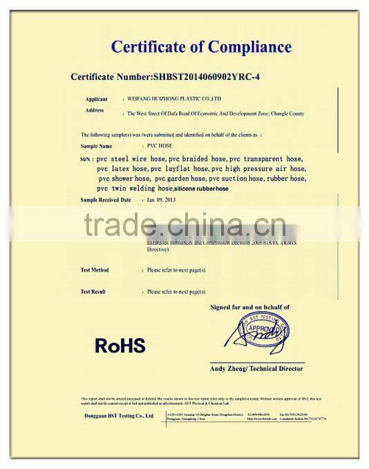 pvc spray hose with good quality and best price