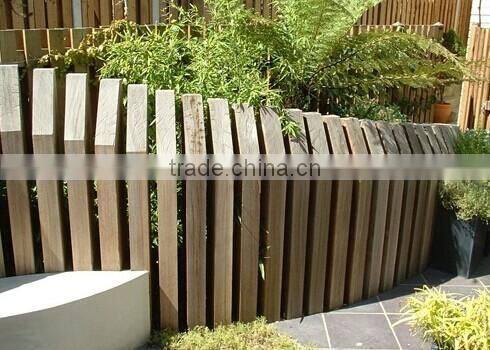 Wood fence