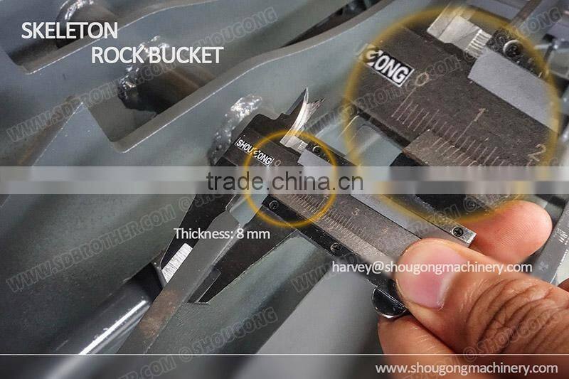 Skeleton Rock Bucket Attachment