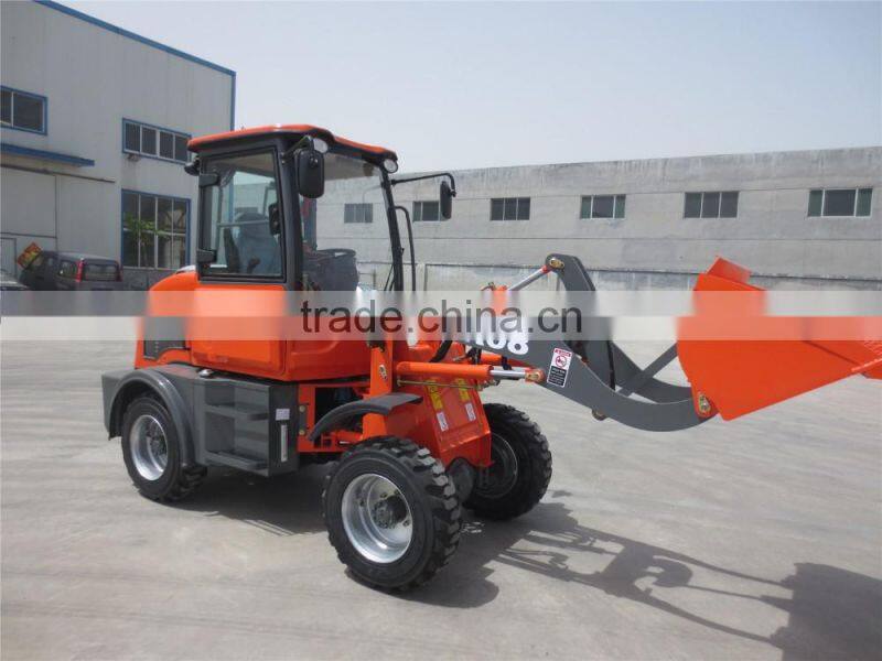 EVERUN Cheap Tractor CE ER08 Mini Wheel Loader--Hoflader for Sale