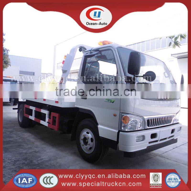 JAC 4X2 4ton pulling weight new road wrecker truck sale