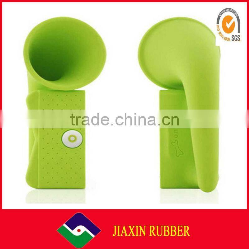 Hot Silicone horn speaker portable no power and wireless