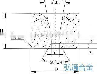 tungsten carbide die nibs for drawing tubes