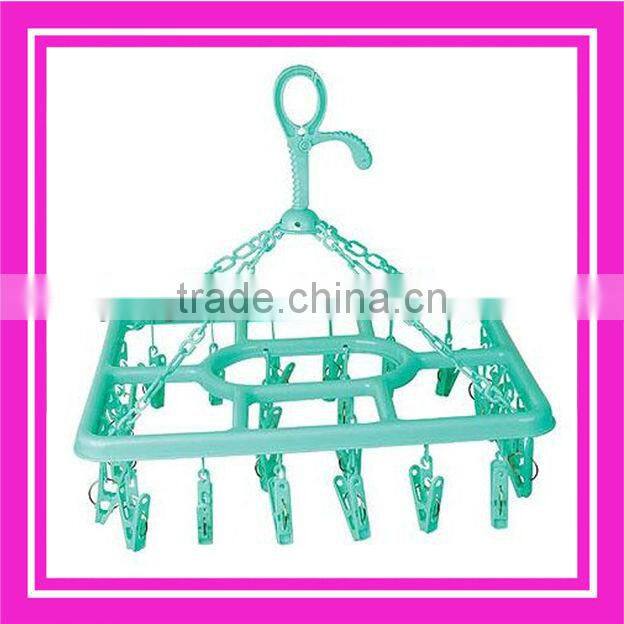 multi-function clothes hanger with clips