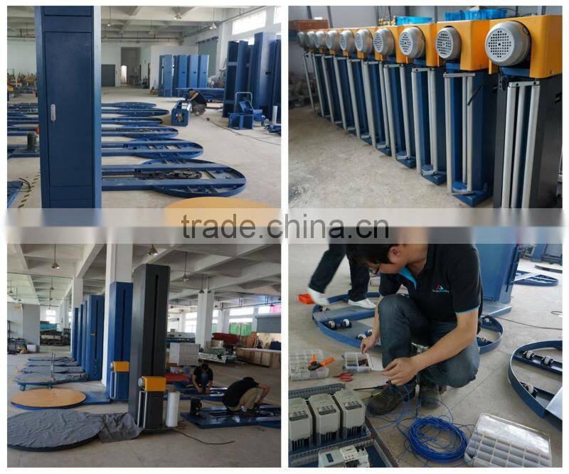 Easy operate pallet wrapping machine
