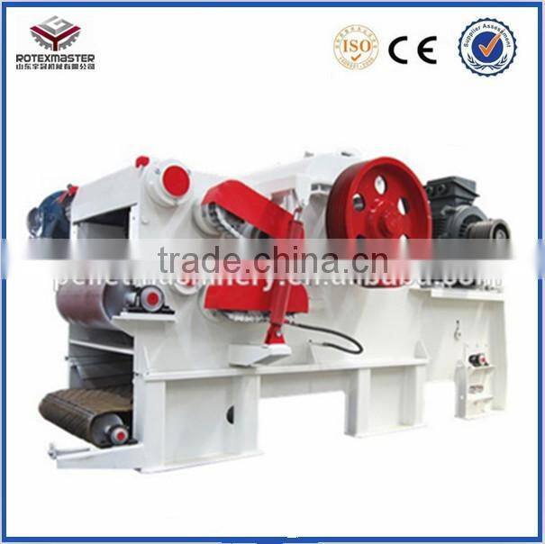 Drum wood chipper in forestry and industry in Malaysia
