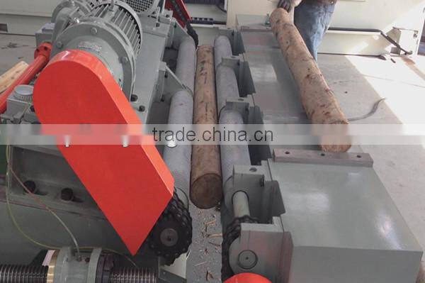 Spindleless Veneer Lathe