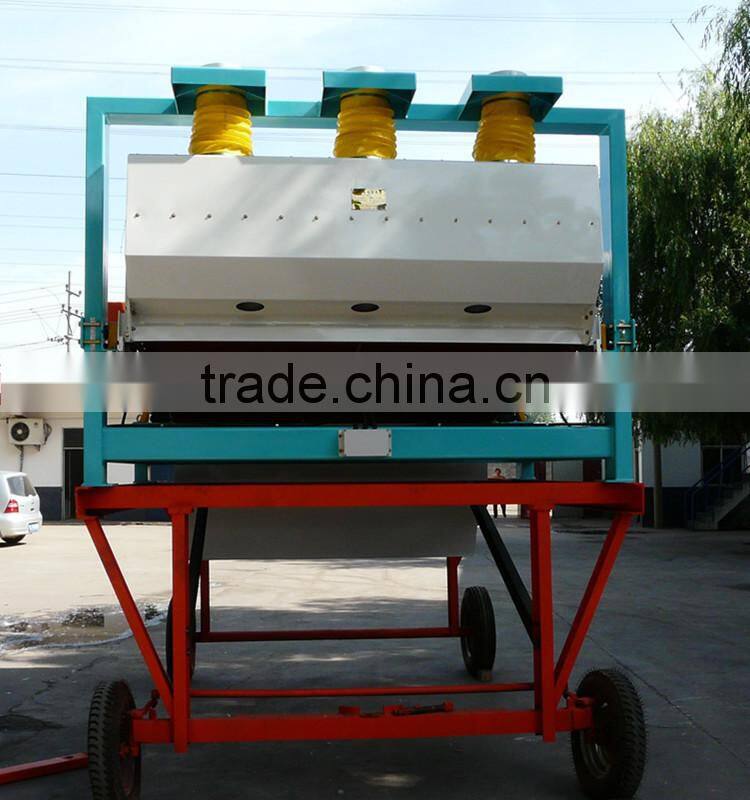 Movable complete sets of grain cleaning machine for yellow corn in Argentina