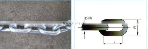 Carbon steel long DIN763 link chain